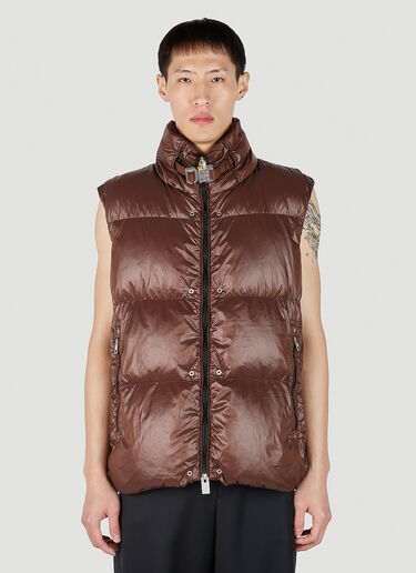 6 Moncler 1017 ALYX SM Islote 背心夹克 棕色 mal0351001