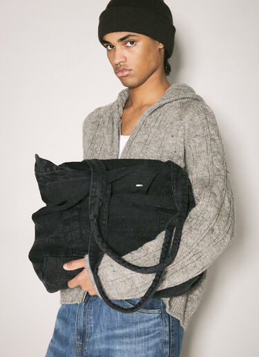Our Legacy Aviation Tote Bag Black our0358008