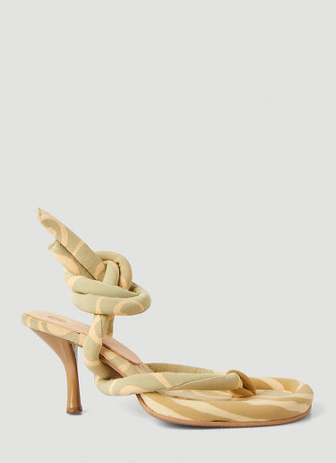 Gibbs Thong High Heels Ugo Paulon Gibbs Thong High Heels Yellow ugp0249007