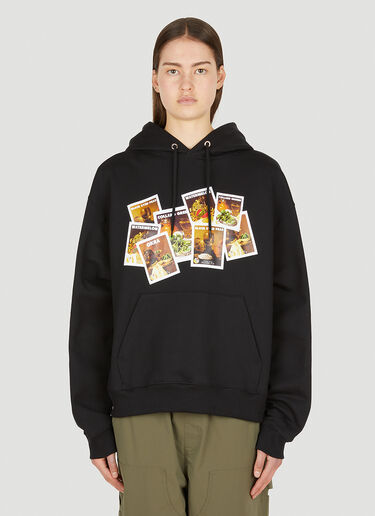 Sky High Farm Workwear x Denim Tears Hooded Sweatshirt Black skh0350021
