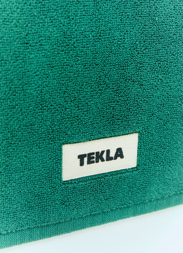 Tekla Logo Patch Bath Mat Green tek0355016