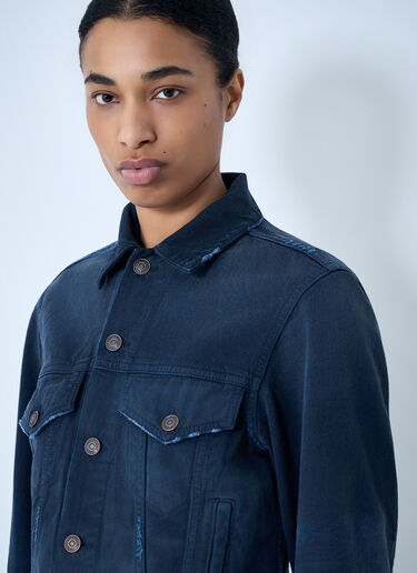 Balenciaga Curved Waistband Jacket Navy bal0263007