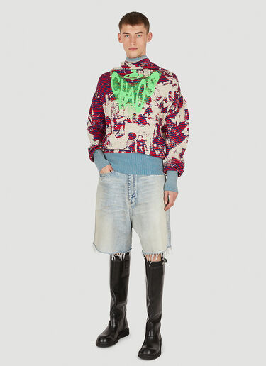 Vivienne Westwood 브루겔 하이넥 스웨터 레드 vvw0350008