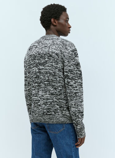 A.P.C. Marled Knit Sweater Grey apc0155006