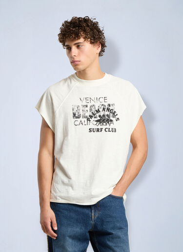 Palm Angels Surf Club Regular T-Shirt White pma0166245