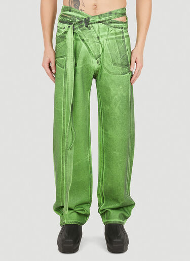 Wrap Jeans Ottolinger Wrap Jeans Green ott0350004