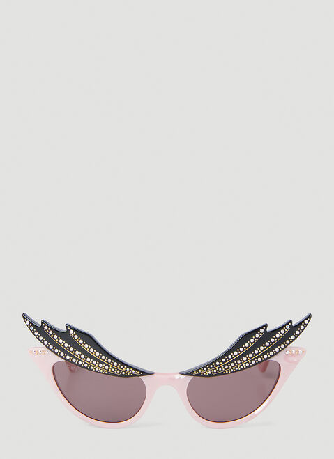 Gucci Hollywood Forever Cat Eye Sunglasses 블랙 gus0254010