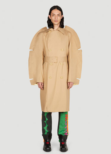 Walter Van Beirendonck Daedalus Trench Coat Tan wlt0152004