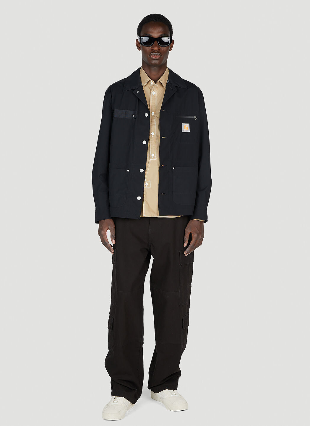 Junya Watanabe x Carhartt Men's' Logo Patch Jacket in Black
