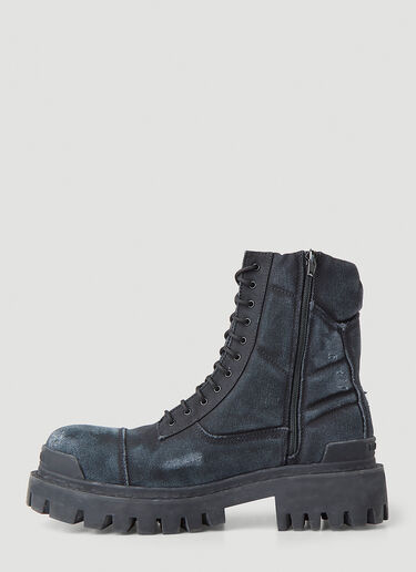 Balenciaga Combat Strike Boots Black bal0149033