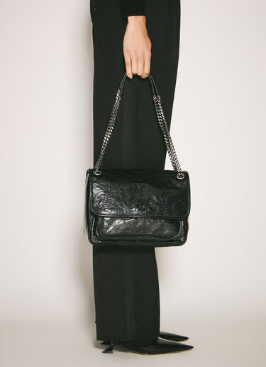 Saint Laurent Niki Medium Shoulder Bag Black sla0241061