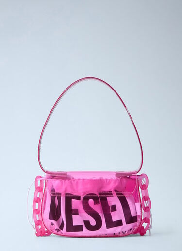 LN-CC® - Diesel: 1DR Jelly Shoulder Bag - Pink Diesel 1DR Jelly Shoulder Bag Pink dsl0263027