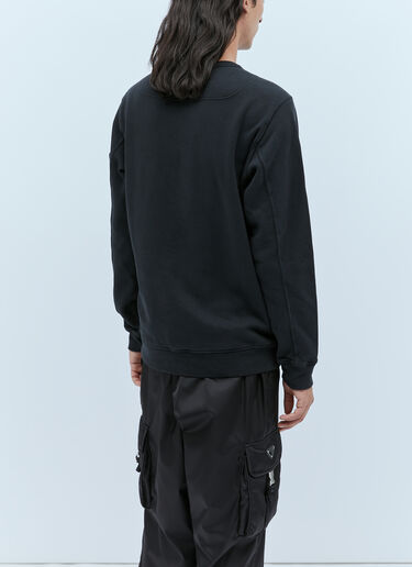 Stone Island Compass Patch Sweatshirt Black sto0154052