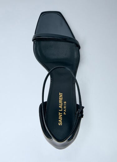 Saint Laurent 오피움 힐 샌들 블랙 sla0255040