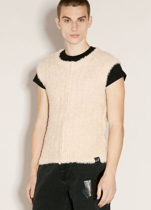 Charlie Constantinou Ratty Zip-Up Gilet Brown cco0158003