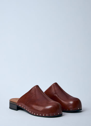 Our Legacy Naoto Clogs Brown our0360038
