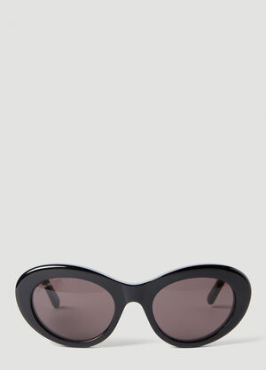Balenciaga Monaco Round Sunglasses Black bcs0253006