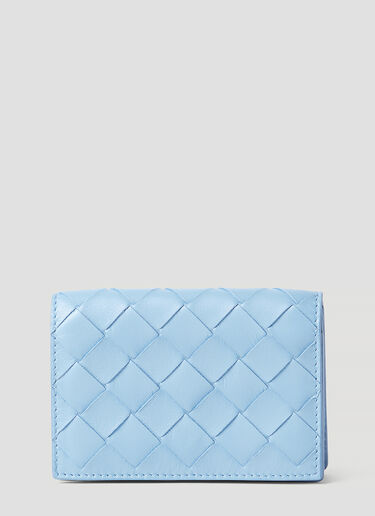 Bottega Veneta Bifold Intrecciato Cardholder Light Blue bov0252033