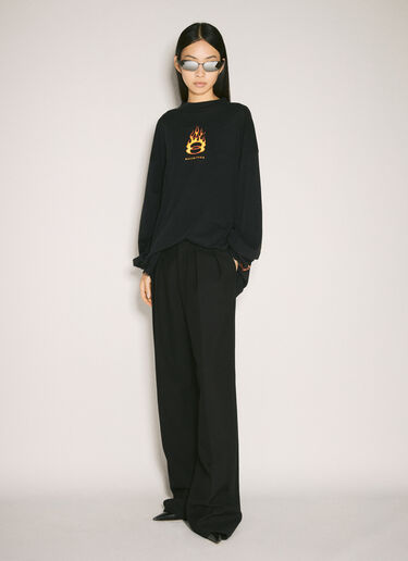 Burning Unity T-Shirt Balenciaga Burning Unity T-Shirt Black bal0257026