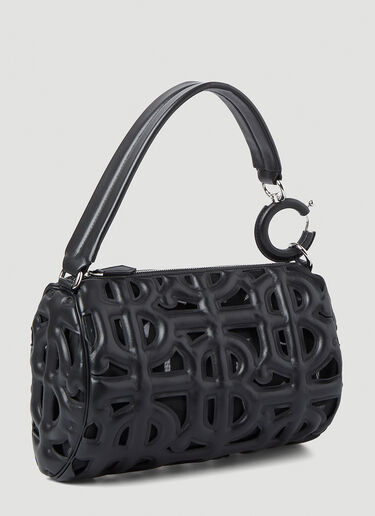Burberry Rhombi Small Shoulder Bag Black bur0248035