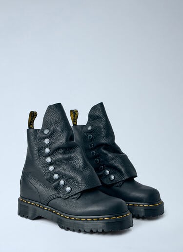 LIMI Feu x Dr. Martens DOT Button Boots Black lmf0264014
