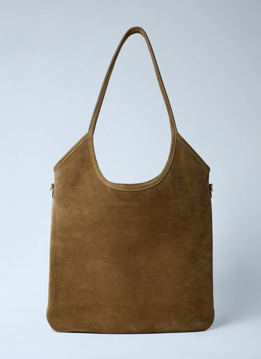 Miu Miu Ivy Suede Shoulder Bag Olive miu0262117