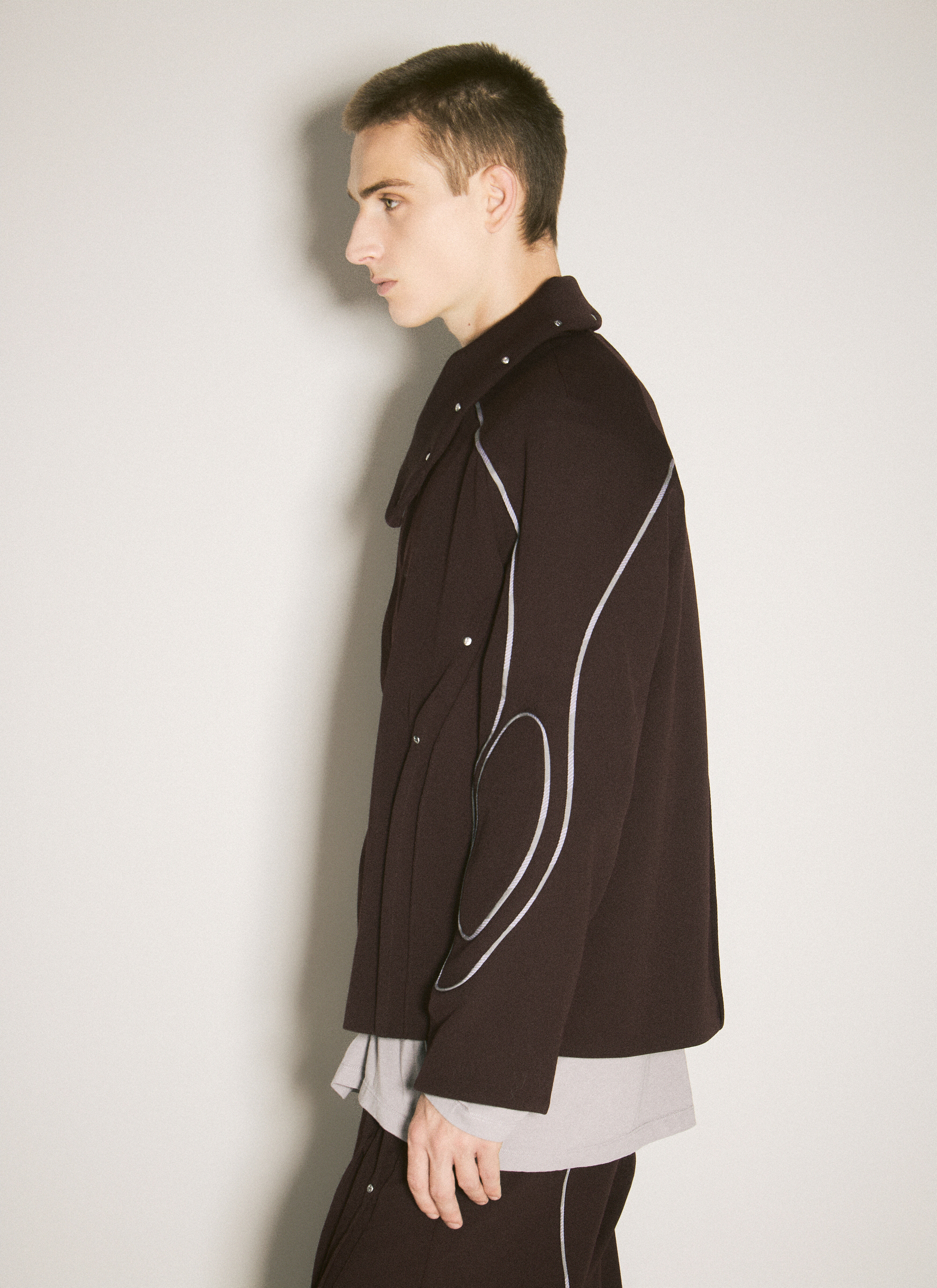 Kiko Kostadinov Men's' Chalice Jacket in Brown | LN-CC®