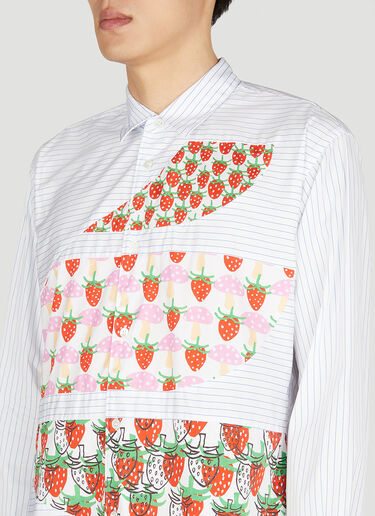 Comme des Garçons SHIRT x Brett Westfall Patchwork Shirt White cdg0152002