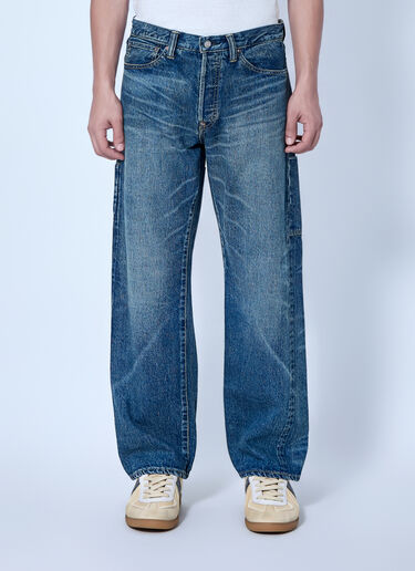 LN-CC® - Human Made: Straight Denim Pants - Blue Human Made Straight Denim Pants Blue hmd0166003