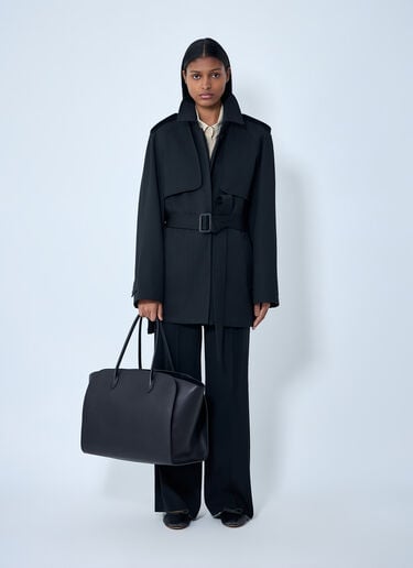 Usuaia Trench Coat The Row Usuaia Trench Coat Black row0263010