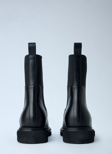 LN-CC® - Rick Owens: Beatle Gabe Boots - Black Rick Owens Beatle Gabe Boots Black ric0165019