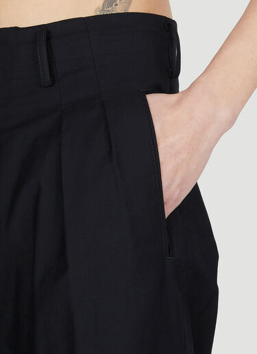Yohji Yamamoto Y-Side Flap Pants Black yoy0152005