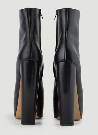 Bottega Veneta Mostra Platform Ankle Boots Black bov0250048
