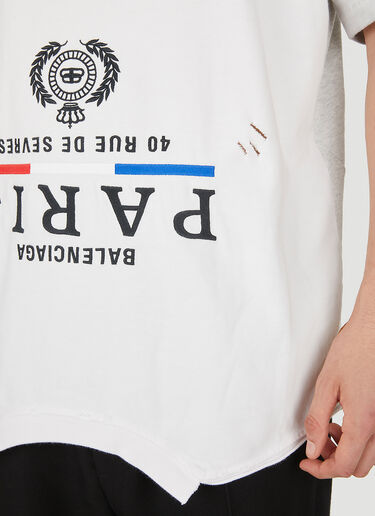 Balenciaga Upside Down T-Shirt White bal0149013