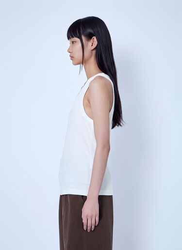 LN-CC® - Entire Studios: Ribbed-Knit Tank Top - White Entire Studios Ribbed-Knit Tank Top White ent0266021