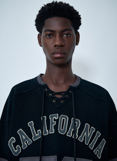 ERL Laced Hockey Sweatshirt Black erl0162003