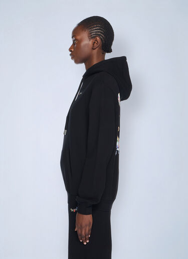 Arrow Glass Flower Logo Hooded Sweatshirt Off-White Arrow Glass Flower Logo Hooded Sweatshirt Black ofw0262045