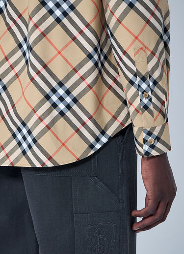 Burberry 格纹衬衫  米色 bur0159046