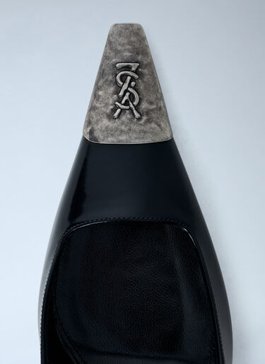 Jeanne 90 Slingback Heels Saint Laurent Jeanne 90 Slingback Heels Black sla0262000