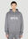 Helmut Lang Spray Hooded Sweatshirt Blue hlm0152001