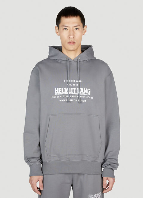 Helmut Lang 스프레이 후드 스웨트셔츠 라이트 그레이 hlm0148001