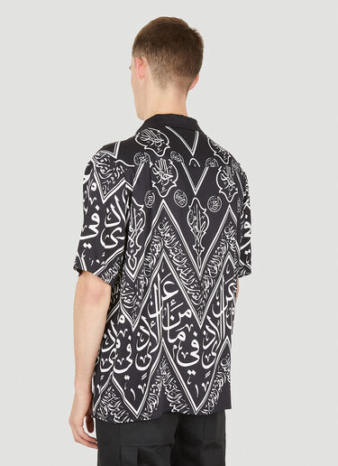 GmbH Graphic Print Bowling Shirt Black gmb0150020