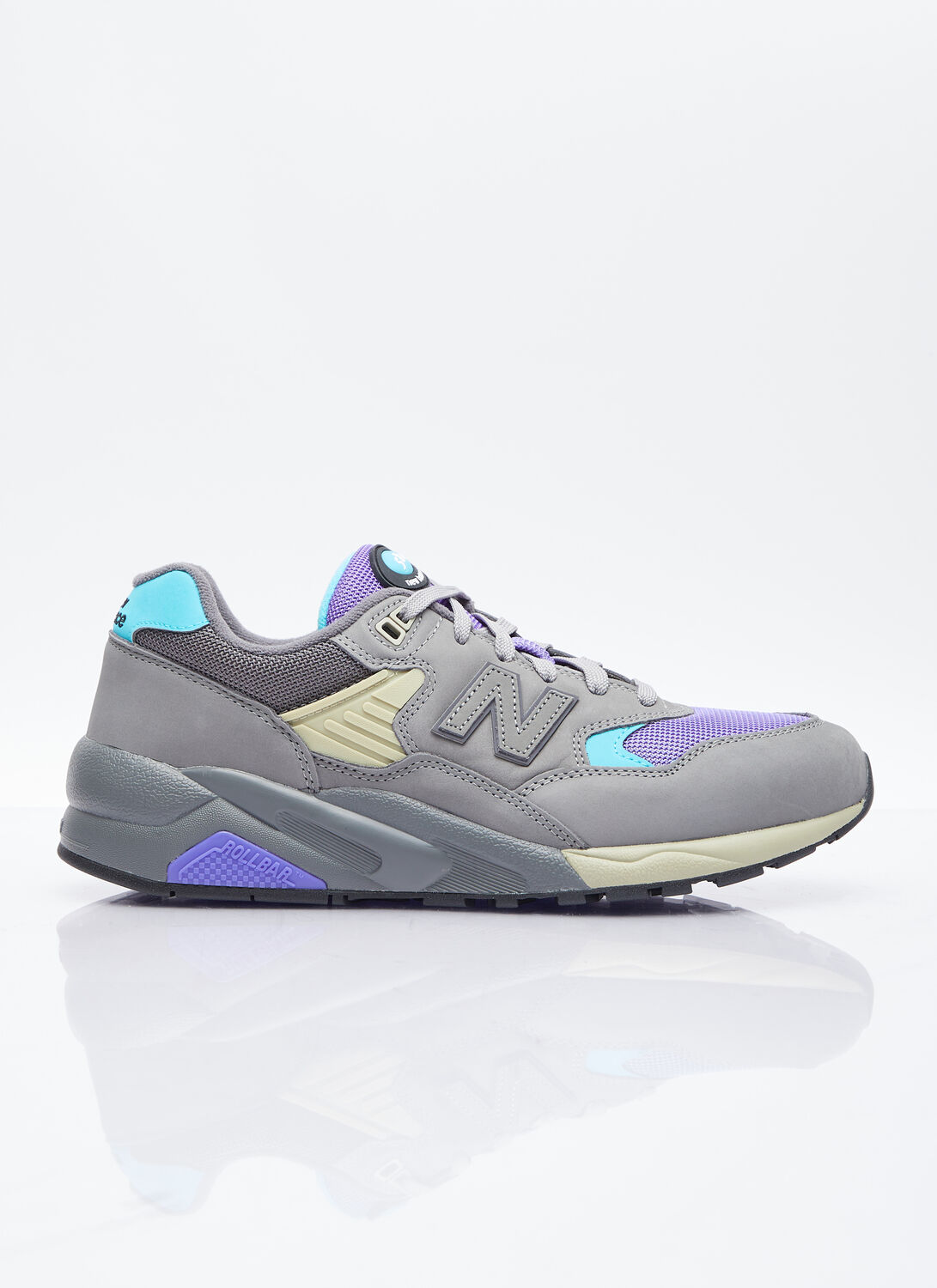 Shop New Balance 580 Sneakers In Grey