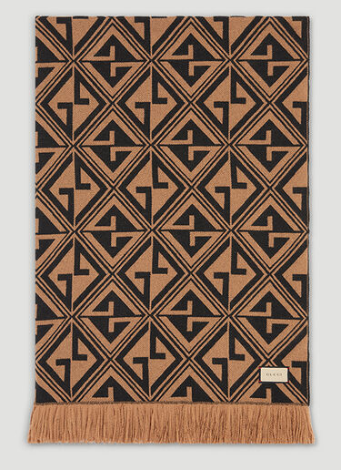 Rhombus Blanket Gucci Rhombus Blanket Brown wps0690084