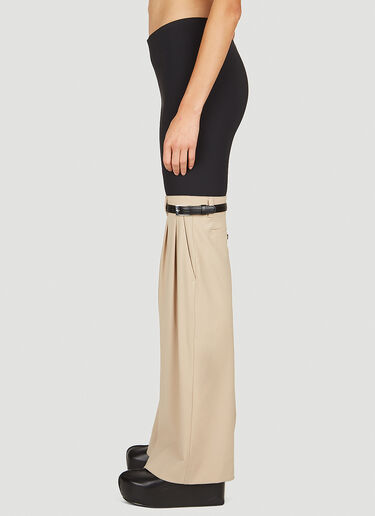 Coperni ハイブリッドフレアパンツ ベージュ cpn0253006