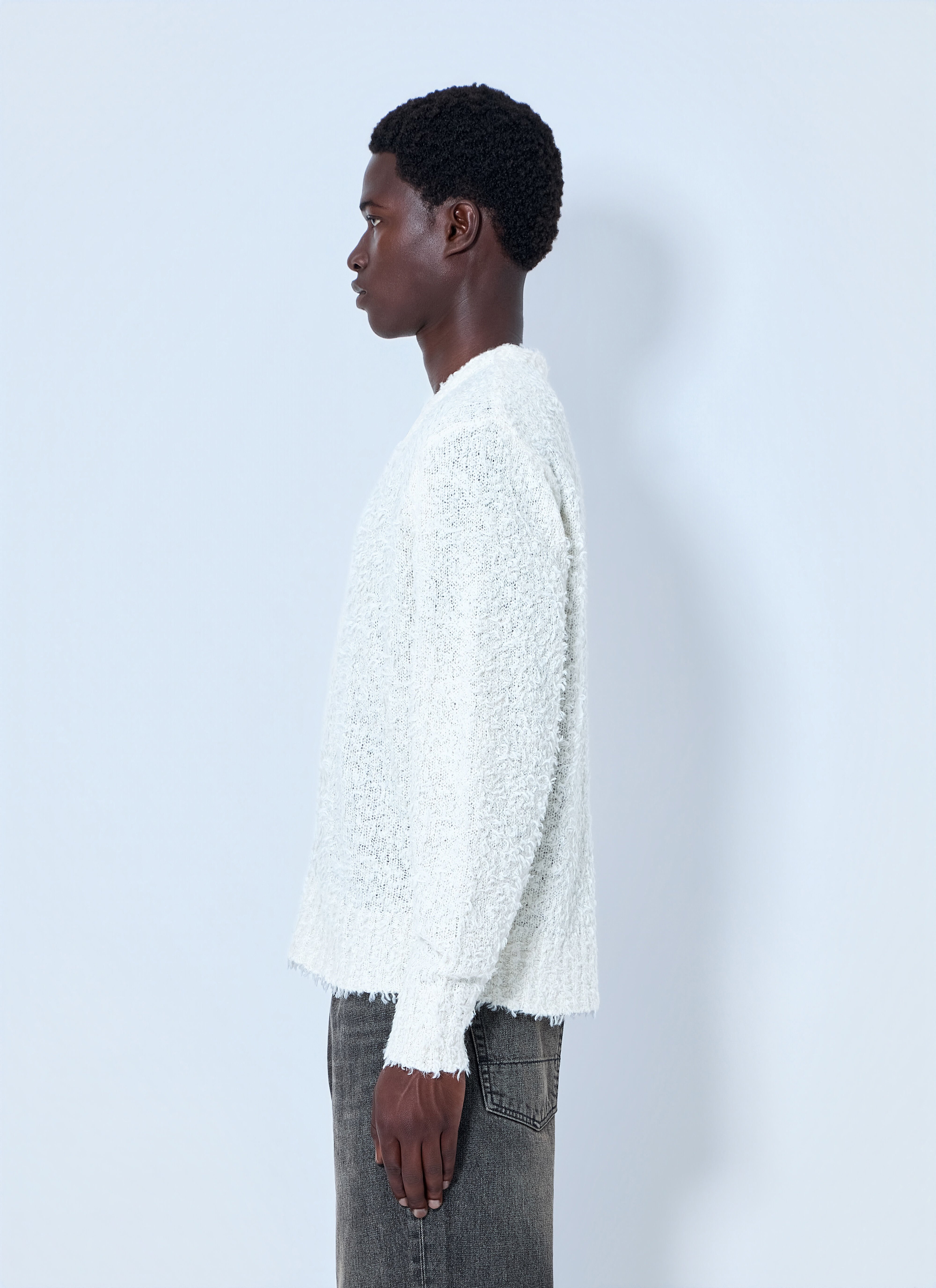 Stüssy Men's' Textured Cardigan in White | LN-CC®