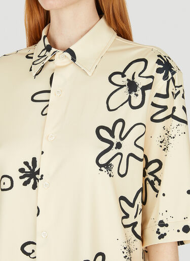 TheOpen Product Flower Print Shirt Cream top0248010