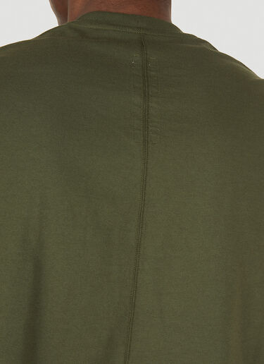 Rick Owens Crewneck Long Sleeve T-Shirt Green ric0149017