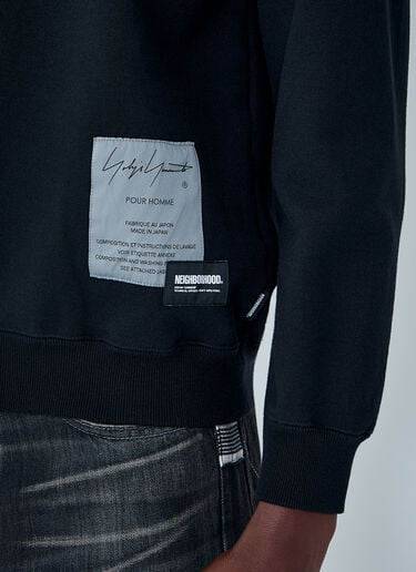 Yohji Yamamoto x Neighborhood Cotton Sweatshirt Black yoy0164006