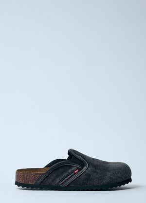 Diesel D-Woodstock Slip-On Shoes Black dsl0259027